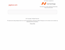 Tablet Screenshot of jagdocs.com